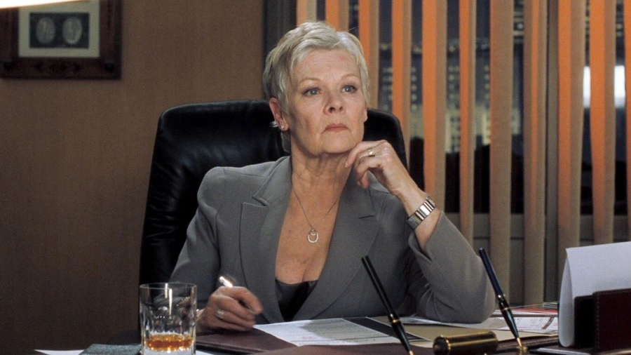 Judi Dench as M in James Bond